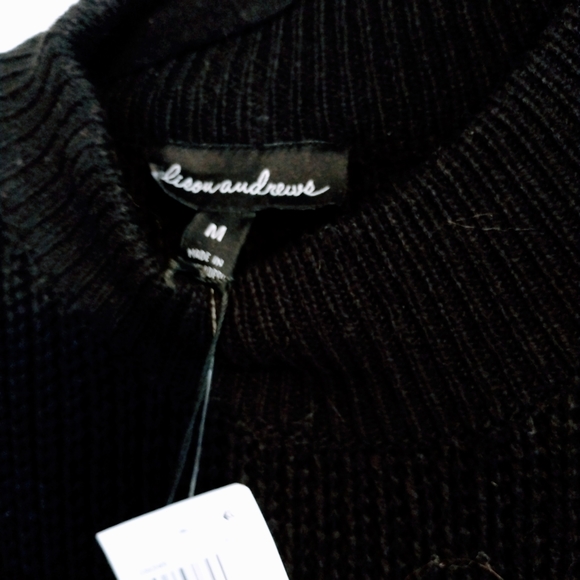 NWT ribbed off the shoulder mock sweater - Picture 5 of 7